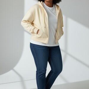 Chic Cream Women's Skinny Sweater‎
